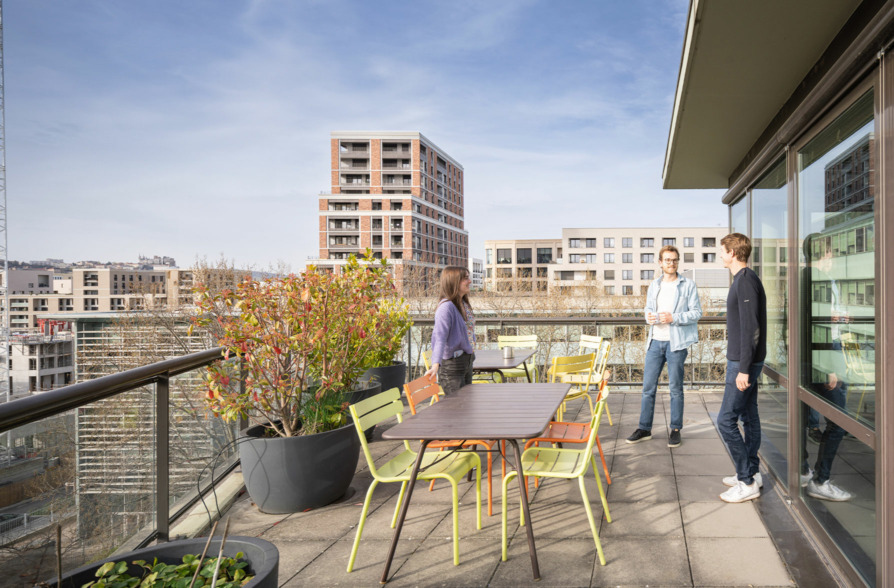 Terrasse rooftop Lyon